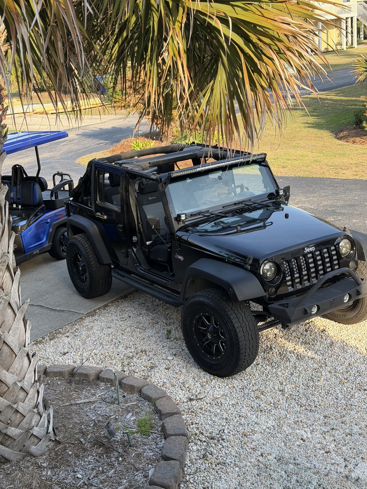 Jeep suspension and lift kit work